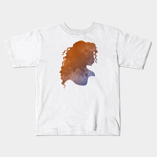 Princess Inspired Silhouette Kids T-Shirt